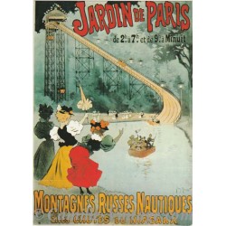 Carte Postale Jardin de Paris