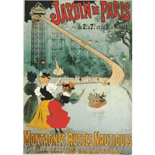 Carte Postale Jardin de Paris