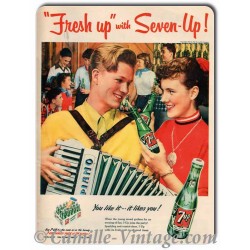 Plaque Aluminium Seven-Up