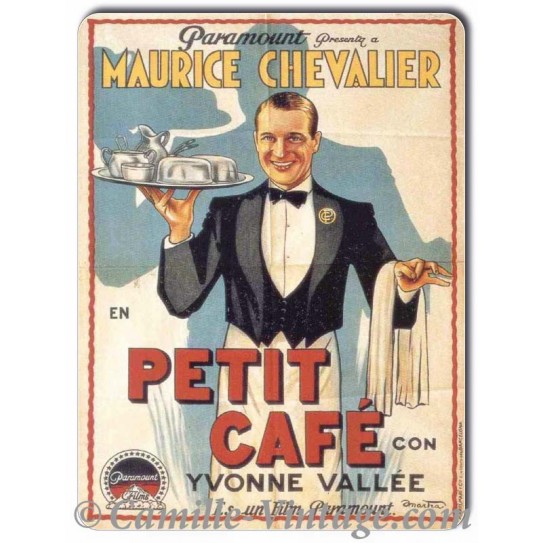 Plaque Aluminium Maurice Chevalier