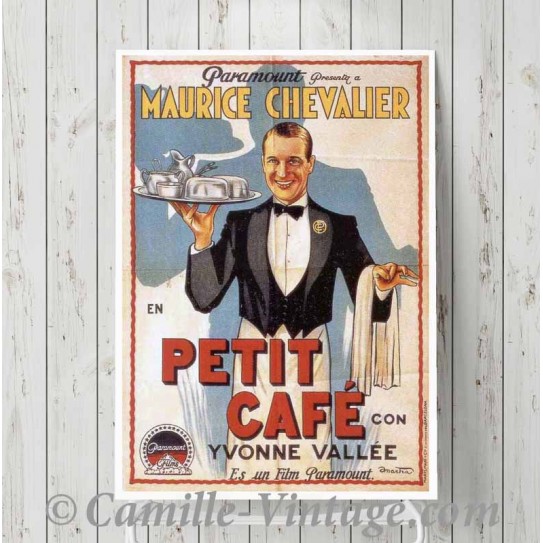 Poster Vintage Maurice Chevalier