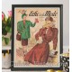 Poster Vintage Le Petit Echo de La Mode 2 février 1947