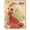 Plaque Aluminium Le Petit Echo de La Mode 1er Juin 1947