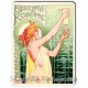 Plaque aluminium Absinthe Robette