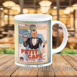 Mug Poster "Petit Café" Maurice Chevalier