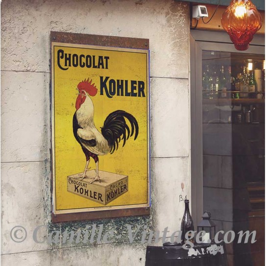 Affiche Publicitaire Chocolat Kohler