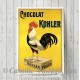 Poster Vintage Chocolat Kohler