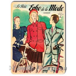 Plaque Aluminium Le Petit Echo de La Mode 20 avril 1947