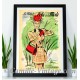 Poster Vintage Le Petit Echo de La Mode 9 mars 1947