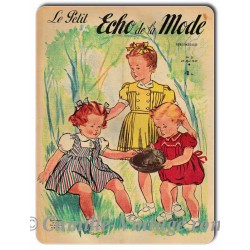 Aluminium plate Le Petit Echo de La Mode 25 May 1947