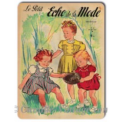 Plaque Aluminium Le Petit Echo de La Mode 25 mai 1947