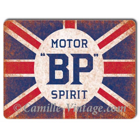 Aluminium plate BP Motor Spirit