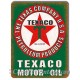 Plaque Aluminium Texaco Motor Oil