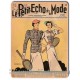 Plaque métal Le Petit Echo de La Mode 18 avril 1937