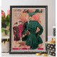 Poster Vintage Le Petit Echo de La Mode 5 October 1947