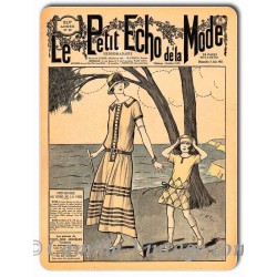 Plaque métal revue de mode vintage 3 juin 1923