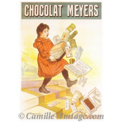Carte Postale Chocolat Meyers
