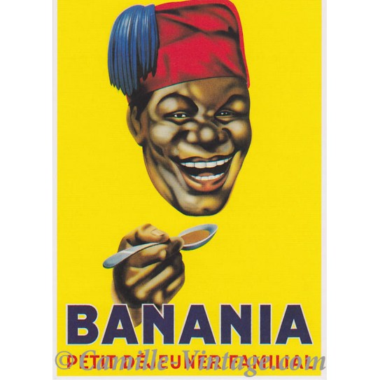 Postcard Banania Tête