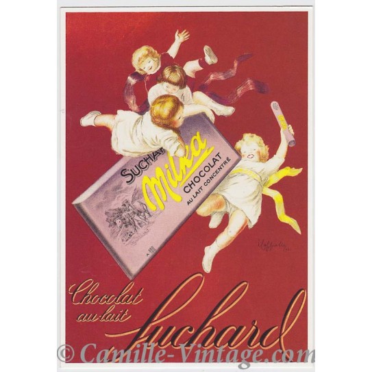 Postcard Chocolat Suchard Milka