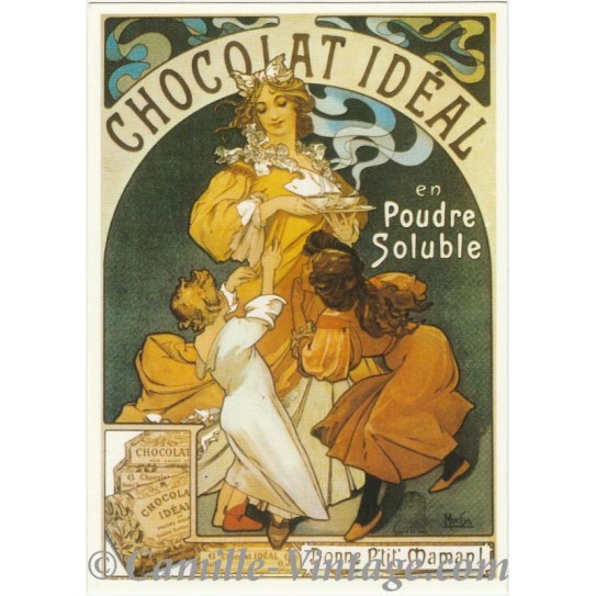 Postcard Chocolat Idéal