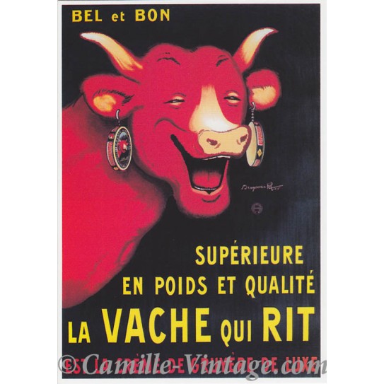 Carte Postale Vache Qui Rit - Benjamin Rabier