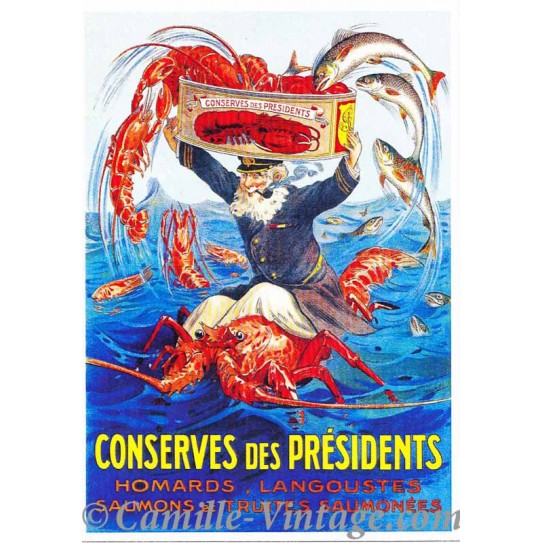 Postcard Conserves des Présidents