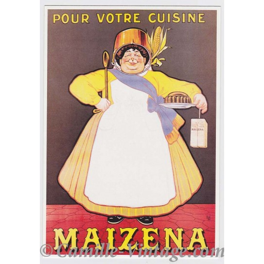 Carte Postale Maïzena pour votre cuisine