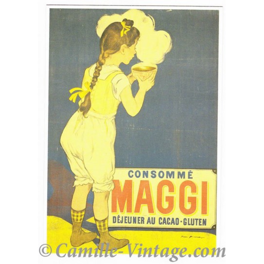 Carte Postale Maggi Consommé