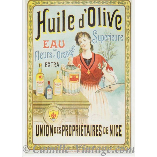 Postcard Huile d'Olive Nice