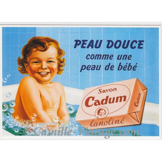 Carte Postale Savon Cadum