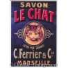 Postcard Savon Le Chat Extra Pur Garanti