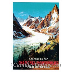 Carte Postale Chamonix Mer de Glace