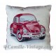 Housse de coussin Coccinelle Rouge