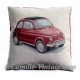 Housse de coussin Fiat 500