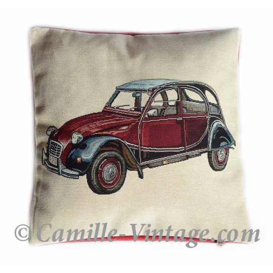 Housse de coussin 2 CV Charleston