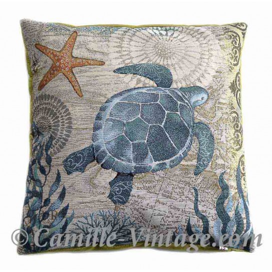 Housse de coussin Tortue