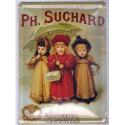 Tin signs Chocolat Suchard Neuchâtel