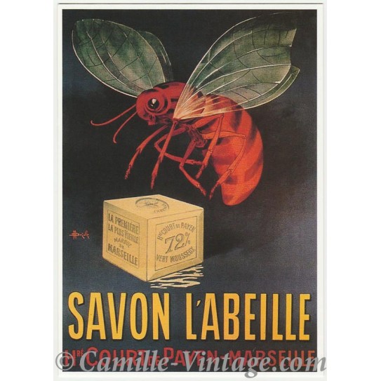 Postcard Savon l'Abeille - Marseille