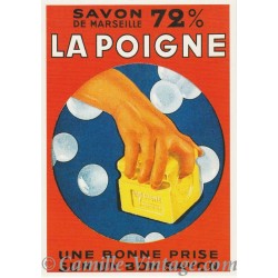 Postcard Savon La Poigne de Marseille