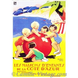 Carte Postale Côte d'Azur Les Maisons d'Enfants
