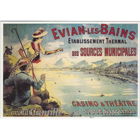 Postcard Evian-Les-Bains
