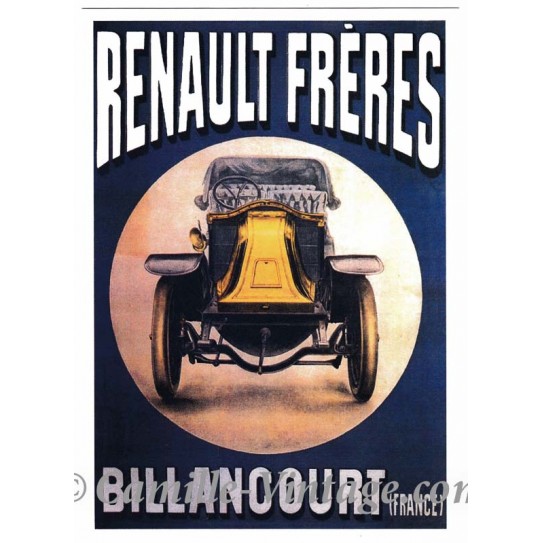 Postcard Renault Frères Billancourt