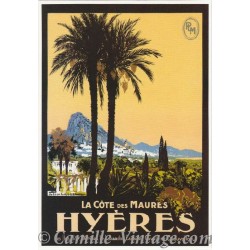 Postcard Hyères La Côte des Maures