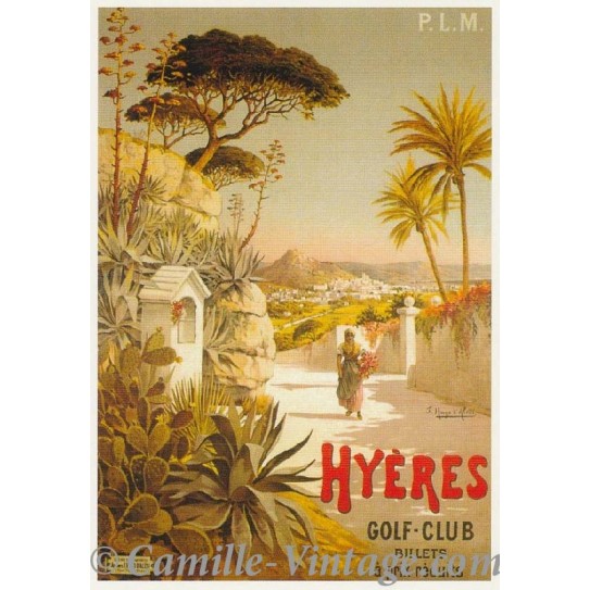 Carte Postale Hyères Golf Club 