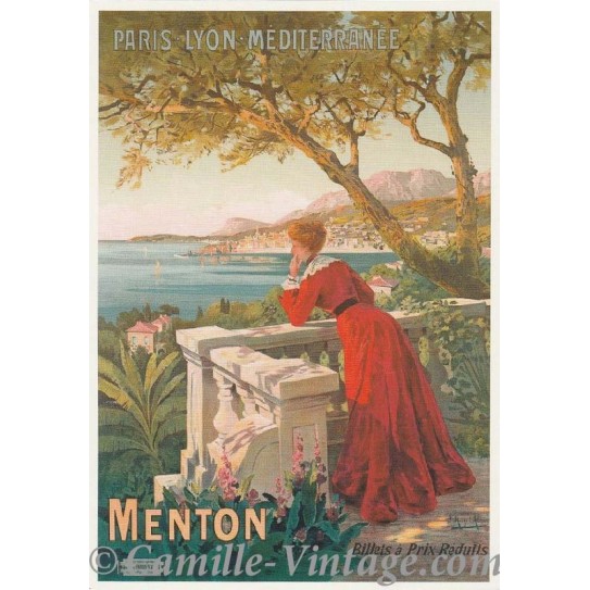 Postcard Menton P.L.M