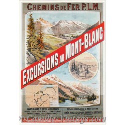 Postcard Excursions au Mont Blanc