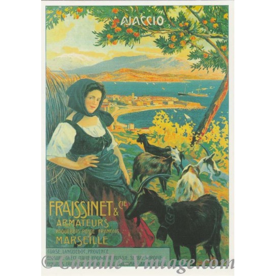 Carte Postale Ajaccio Fraissinet & Cie