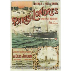 Carte Postale Paris-Londres