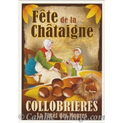 Postcard Fête de la Châtaigne Collobrières