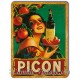 Tin signs Picon Amer rusty effect